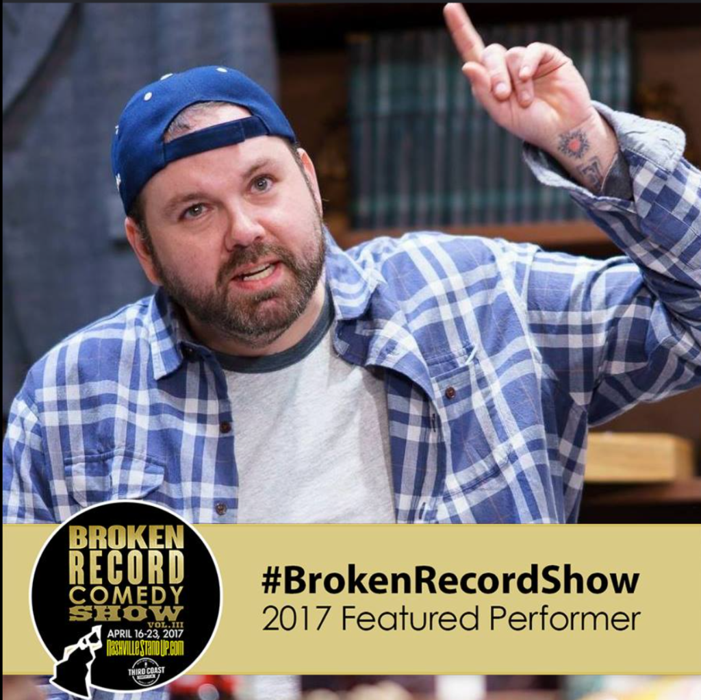 Nick Woodruff, featured performer at the 2017 Broken Record Show